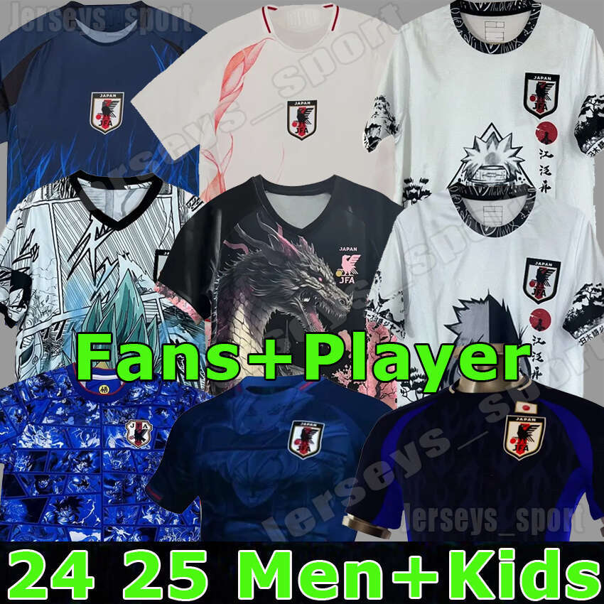 2024 2025 JaPaN Soccer Jerseys fans Player version Long sleeve 24 25 Kami cartoon YEARS AYASE K.NAKAMURA MINAMINO OGAWA KAMADA TANAKA SOMA Kids kits football