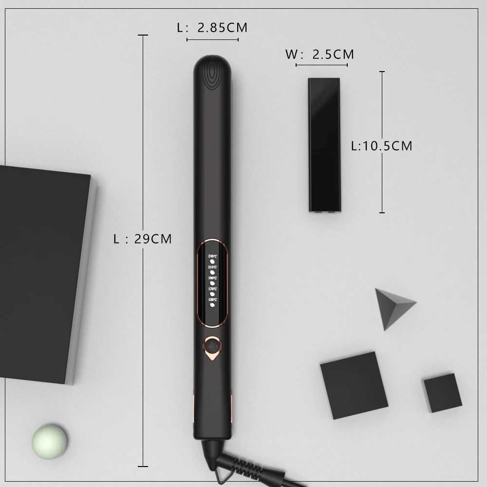 Hair Straightener Curler Professional Hair Flat Iron Tourmaline Ceramic Plate 450 F Keratin Treatment Salon Styling Tools W250610