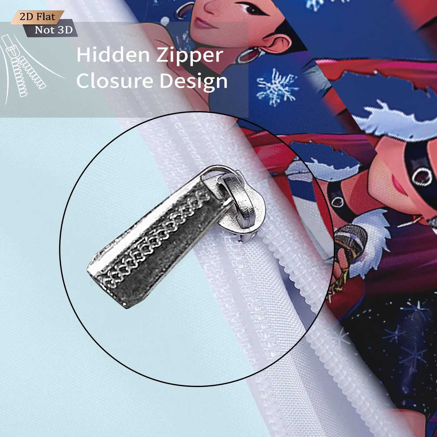 3pcs K-Pop Demon Hunters printed coreless down comforter set multi size bedroom bedding decoration soft and machine washableM251118