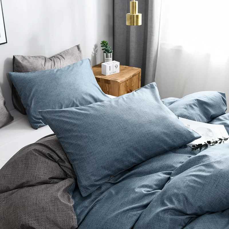 RunGrape Duvet Cover Bedding Set Twin Queen King Size 240x220 Nordic Bed Cover 150 Euro Bed Linen 2 Bedrooms Bedclothe 200x200M251118
