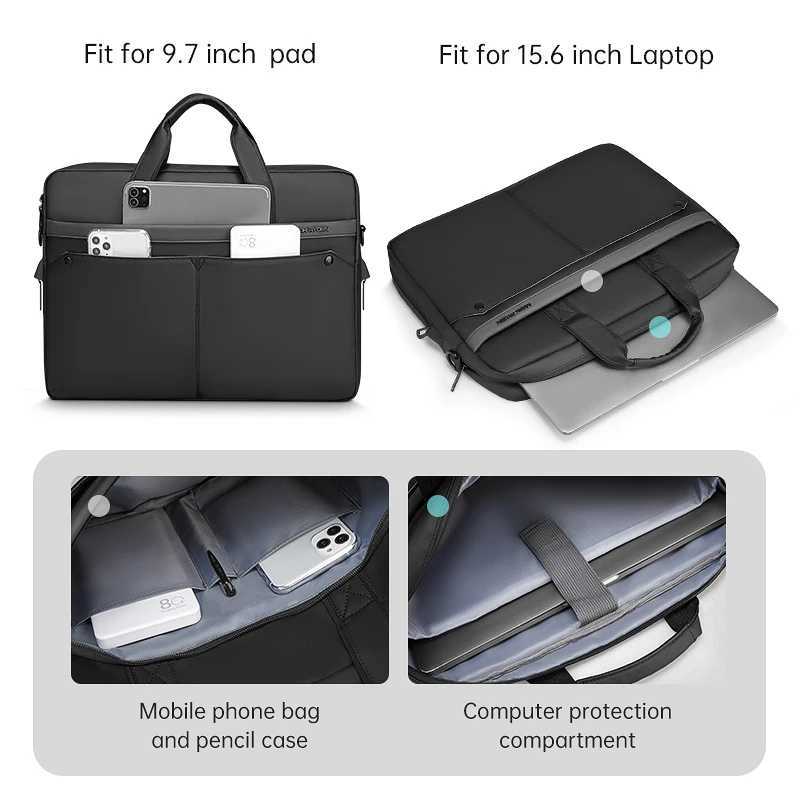MARK RYDEN Laptop Bag Men Business Document Hand Bag 14/15.6 Z250621