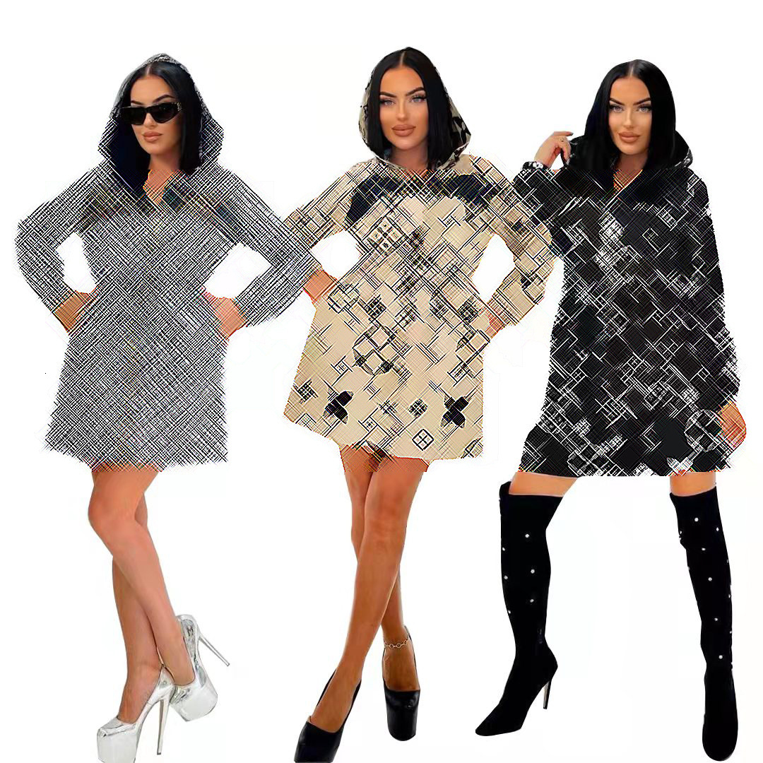 DD0042 Womens Fashion 2023 New Stylish Double Layer Trench Coat High Quality Hooded Large Coat