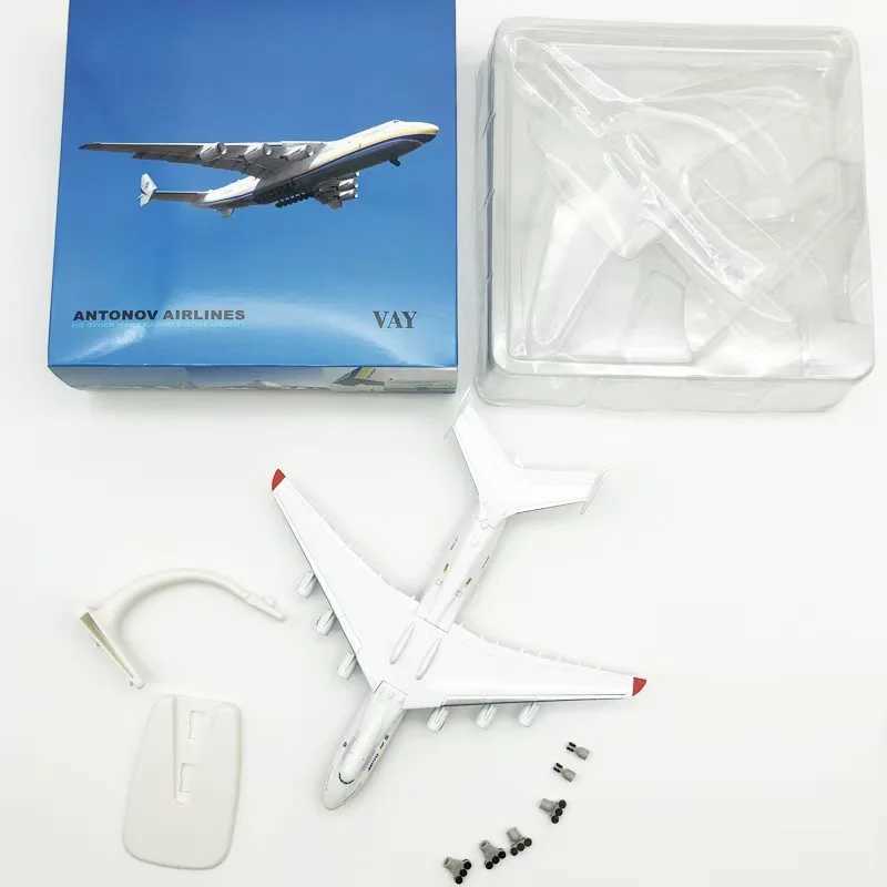 20CM 1400 Scale Ukraine Antonov An225 Transport Airplane Diecast Model With Base And Landing Gear Aircraft Collection Display C251118