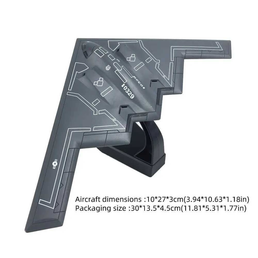 1200 Scale Air Force B2 USAF B-2A For Display B2 Aircraft Model Diecast Ghost Airplane Plane Toy Home Decor C251118