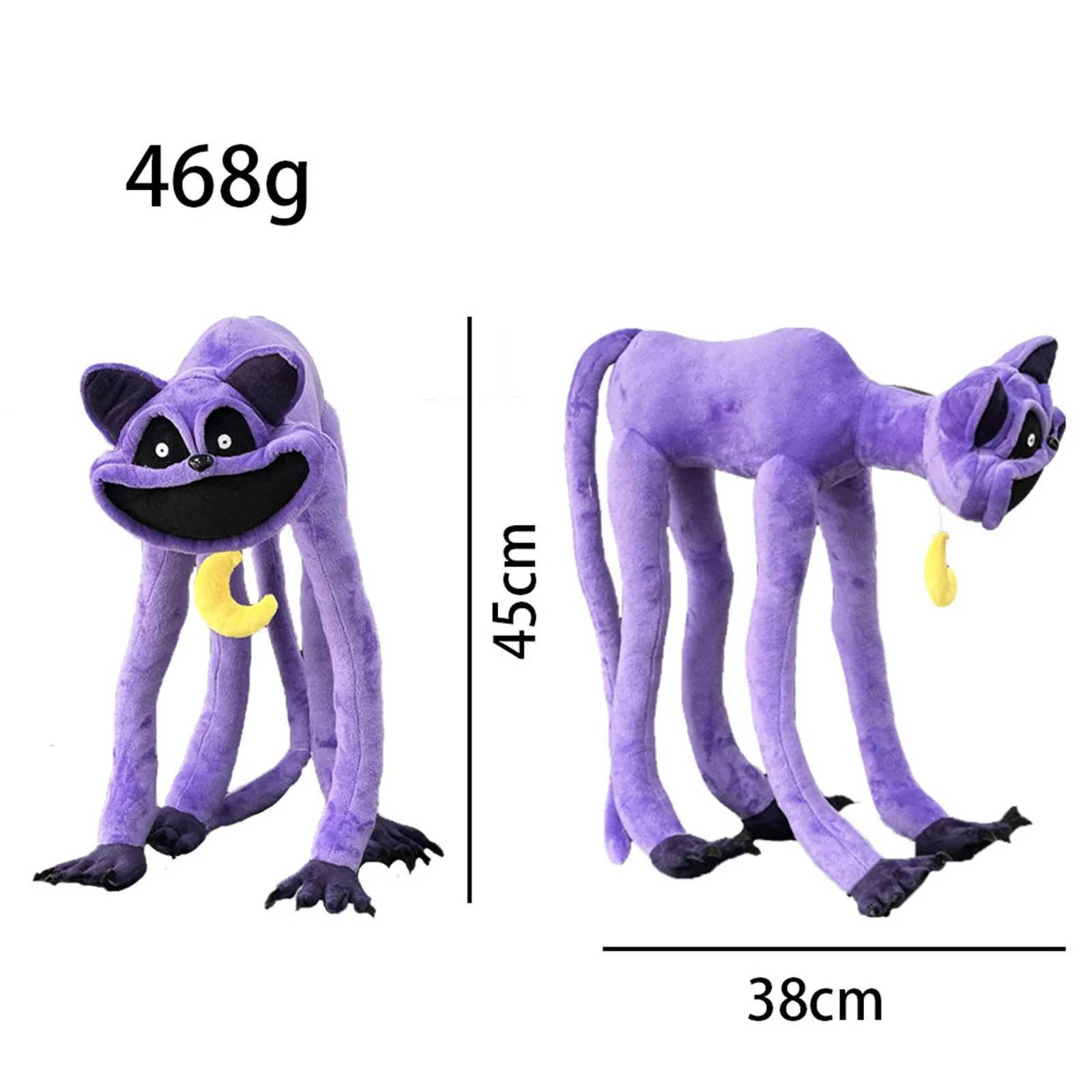 2024 Personalized Plush Doll Toy Gift Cartoon Style Childrens Rag Doll Horror Animal Series Purple Cat Doll Plush Toy Doll Z251118