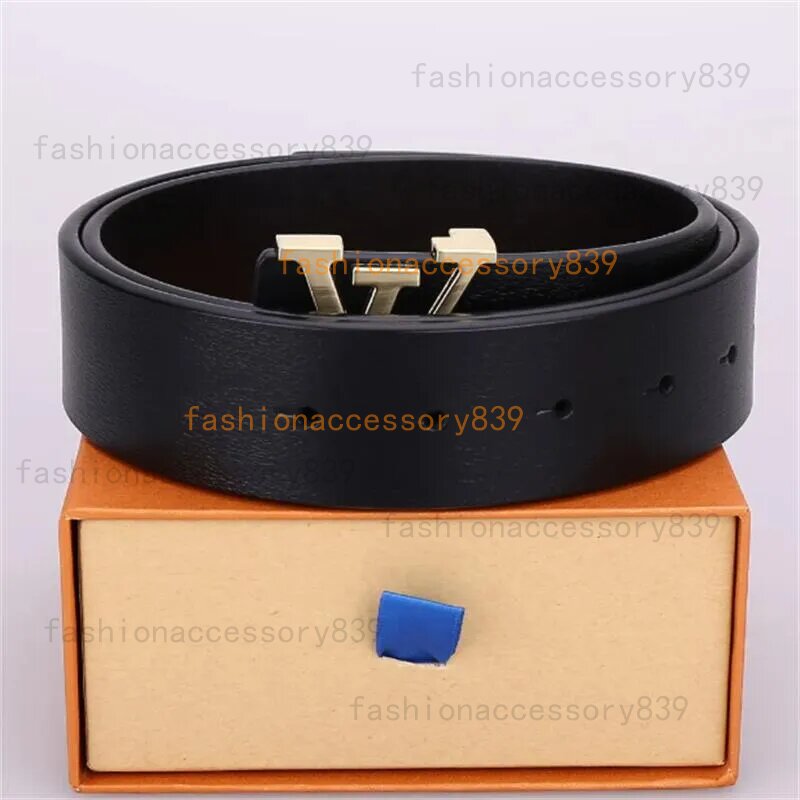 Designer belt men belts for women designer mens belt luxury belt length 100-125CM woman belt fashion luxury casual letter smooth buckle belt with box