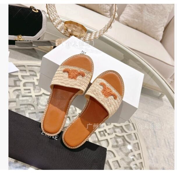 Slippers Slide sandals luxury Casual shoes Designer Mens Sliders fashion outdoor Beach sandale Womens Shoe flat loafer Summer Mule 02