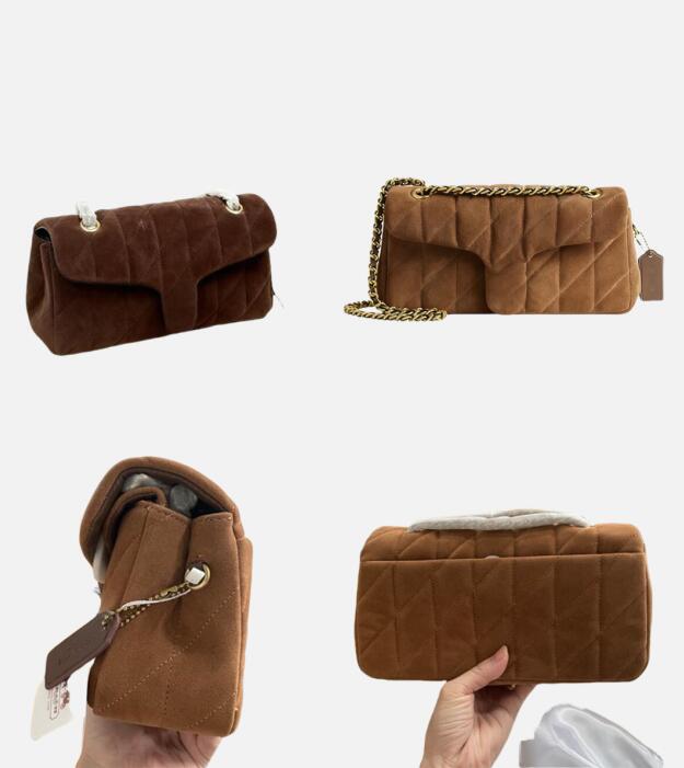 Designer underarm hobo bags suede tote shoulder genuine leather lady fall winter woman fashion handbags classic armpit clutch 7A quality