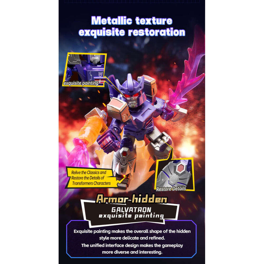 BLOKEES Transformers Defender Version 05 Mini Action Figures Gift Toys Complete Set