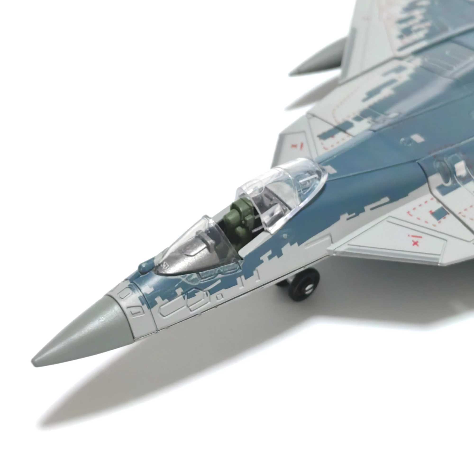 SU-57S Fighter 1/72 Plastic Assembly Scale Model including base Home placement collection and decoration Creative gift C251118
