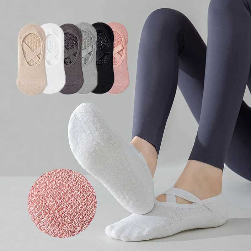 Yoga Pivot Barre Socks Womens Cotton Wool Loop Silicone Non slip Grip Pilates SocksXJ250418