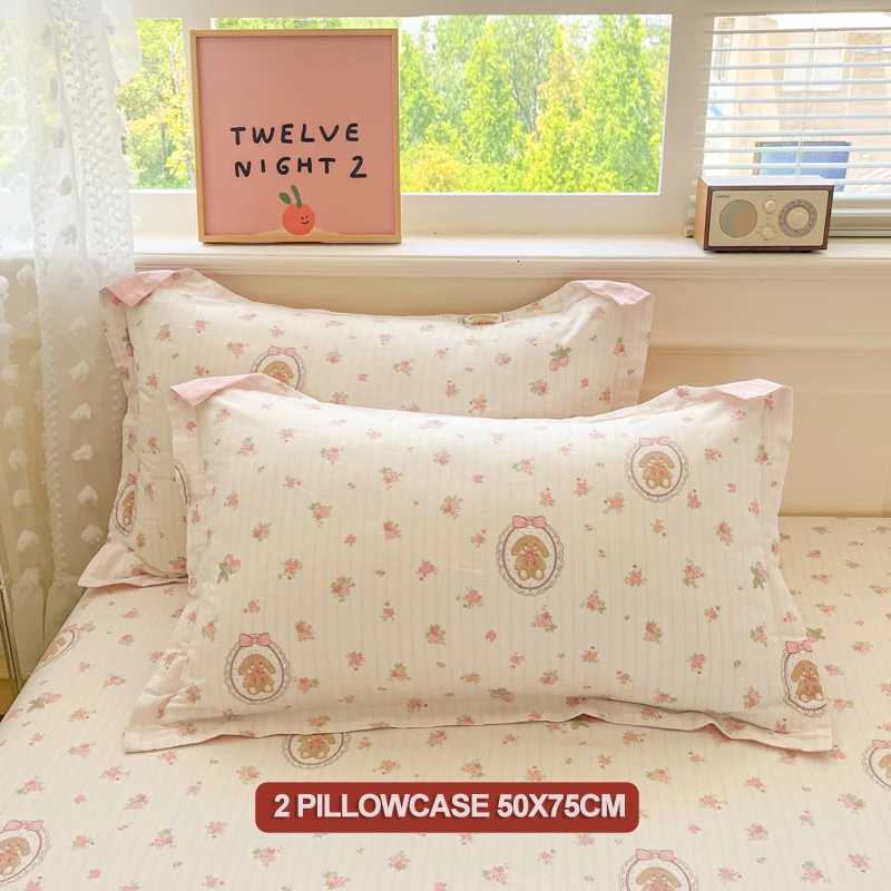 Cartoon Bedding Set 100 Cotton Duvet Cover Set 3pcs - 140x200 200x200 Twin Full Breathable Hide Zipper Closure Multi-SizeM251118