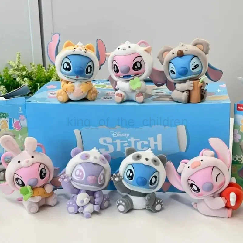 Disney Stitch Animals Party Series Blind Box Mystery Box Stitch Action Figure Decor Ornament Girl Surprise Birthday Gifts W250517