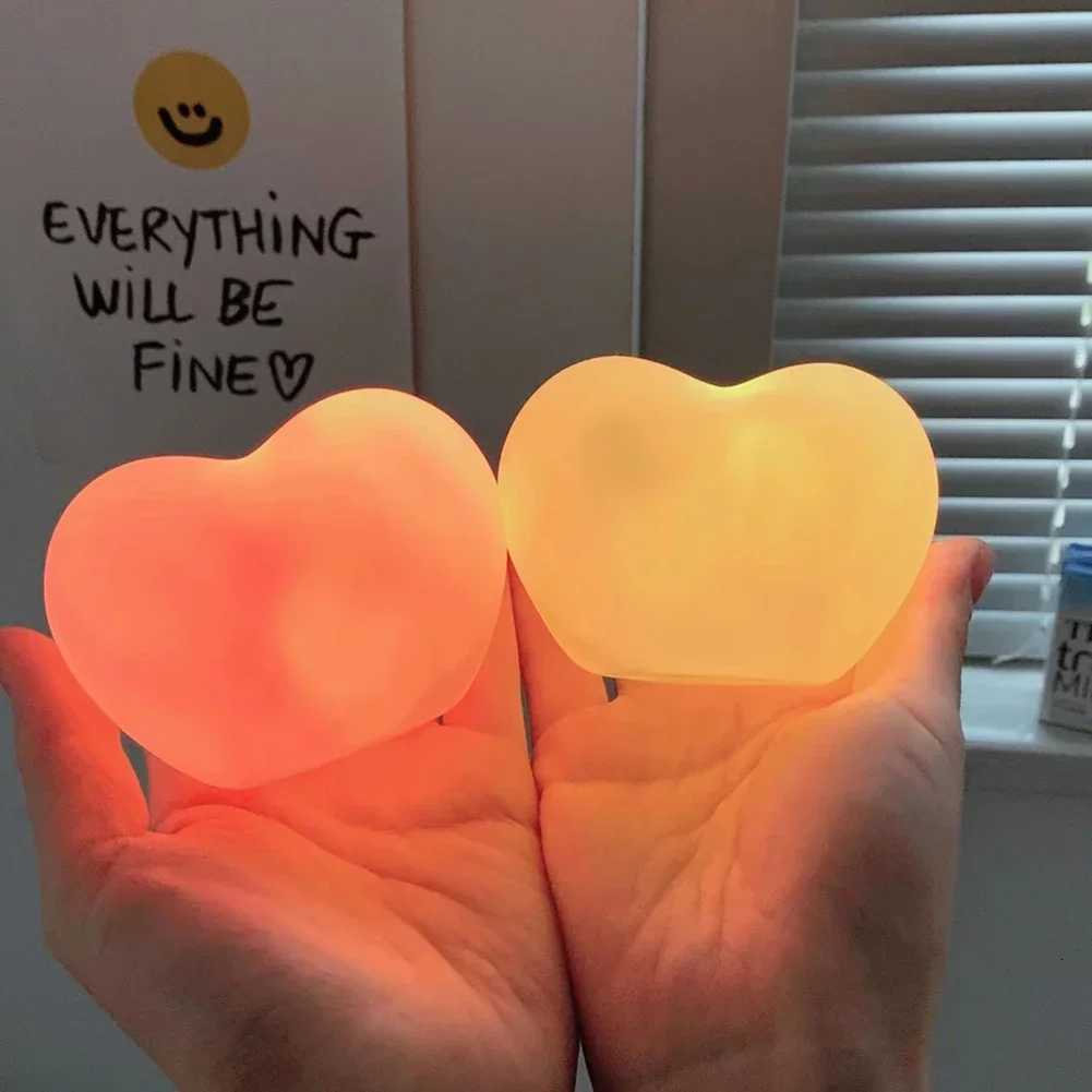 Love Heart LED 3D Lamp Wedding Romantic Red Pink Night Light Ornament Birthday Christmas Home Ambient Light Decoration M251118