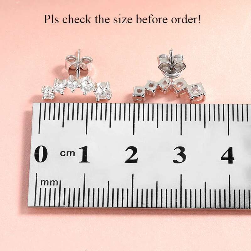 Smyoue 1.16cttw Gradient Gem Full Moissanite Stud for Women Sparkg Party Jewelry Earrings Sterg Sier GRA