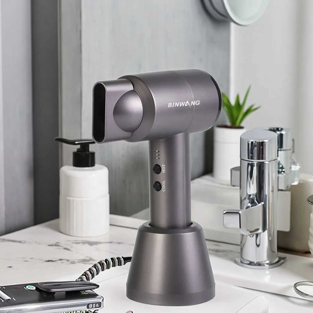 Professional Outdoor 300W Lithium Portable Mini Hair Blow Dryer Household Cordless Hairdryer Rechargeable Wireless Hair DryerT251118