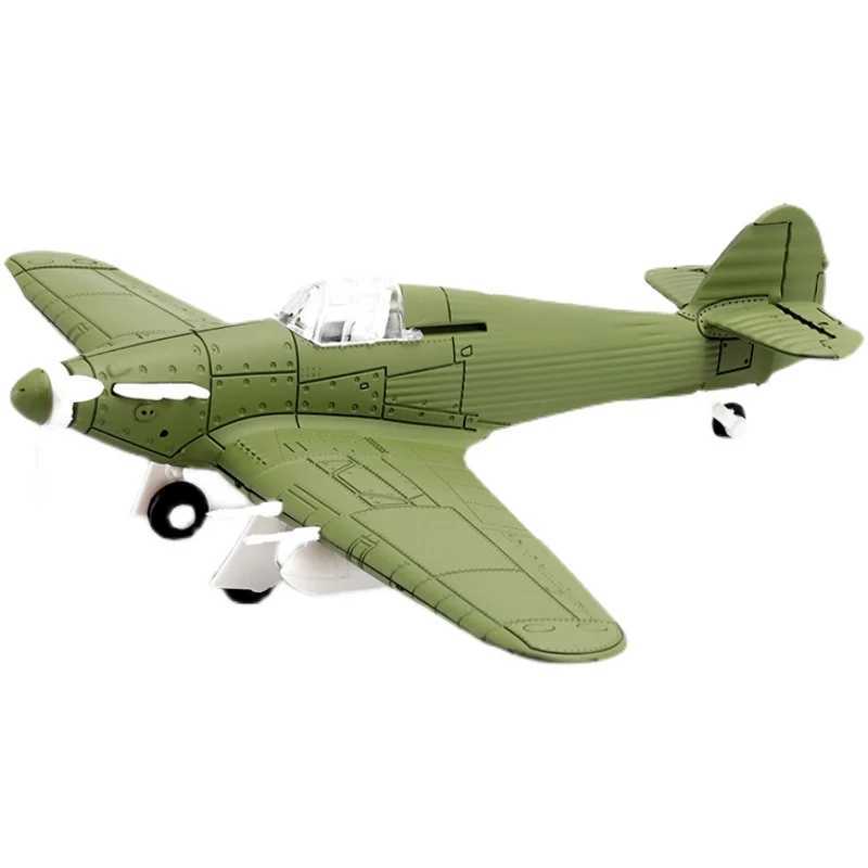 4D 1/48 WW II Fighter BF-109 Spitfire F4U Hurricane P-51 Assembly Puzzle Model Military Airplane Toy C251118