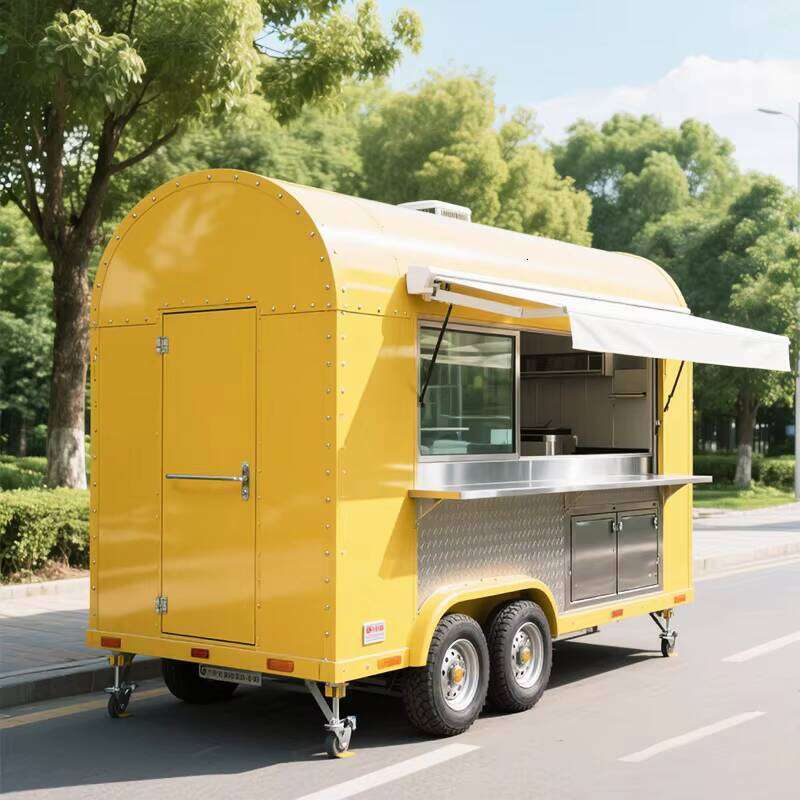 Outdoor Mobile Food Truck Snack Cart Restaurant