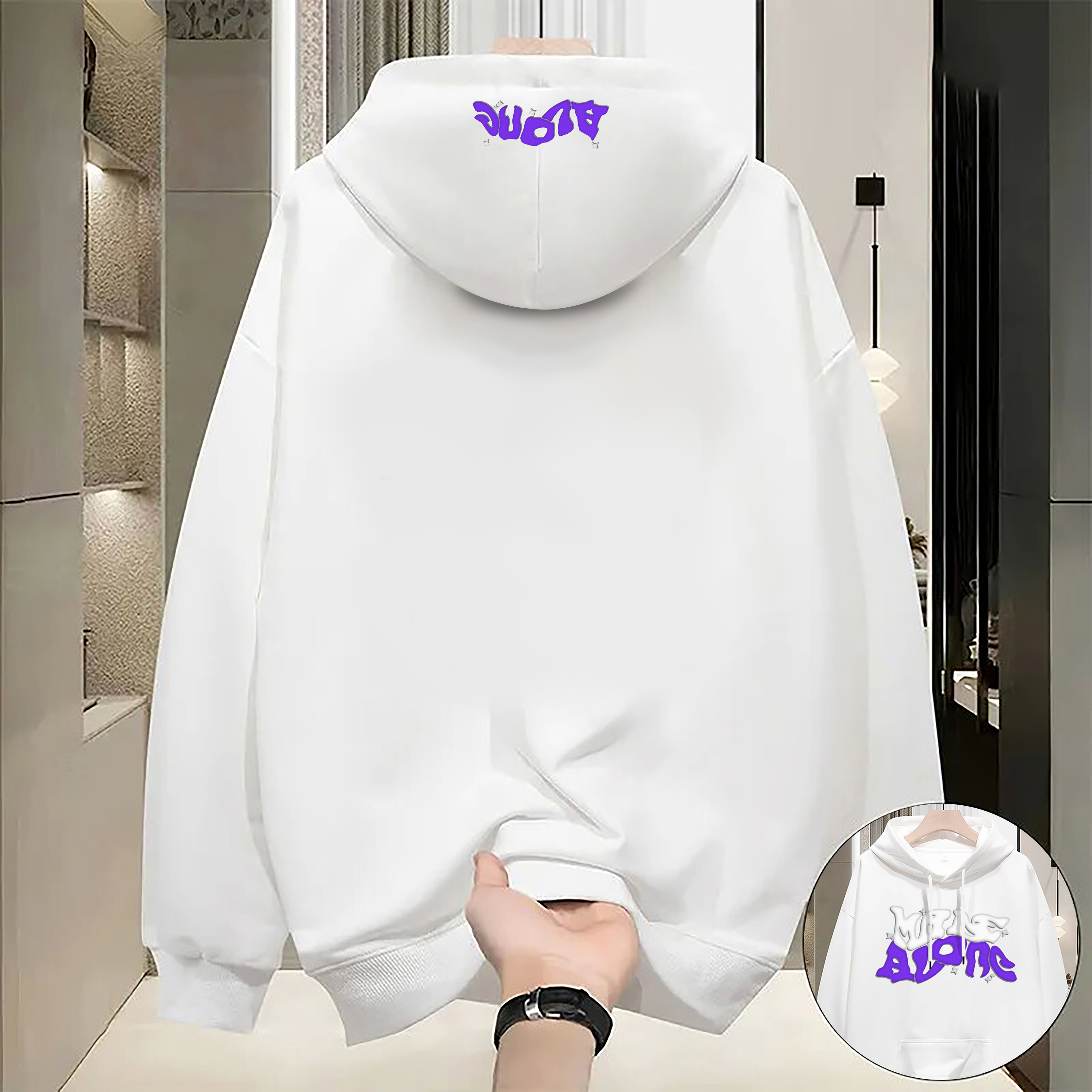 Mens Designer Hoodie Spring Autumn Plain Pullover Hoodie Teenager New Style Student Trendy Loose Outerwear