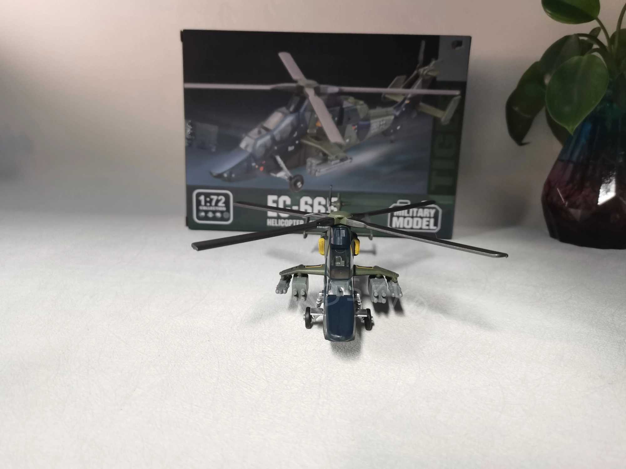 Plastic 1/72 Modern Die-Cast Fighter Toy ABS Model EC-665 Assembled Educational Display Collection Plane Kits To Build Gift C251118