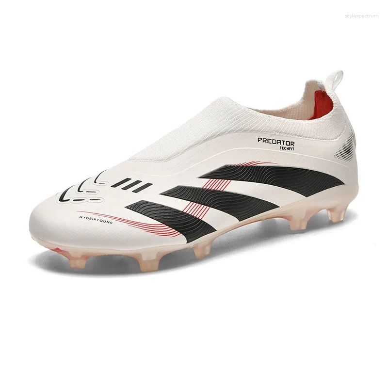 hot American Football Shoes Men Boots Ultralight Indoor Long Spikes Cleats Match Futsal Training Sneakers Soccer Breathable Drop
