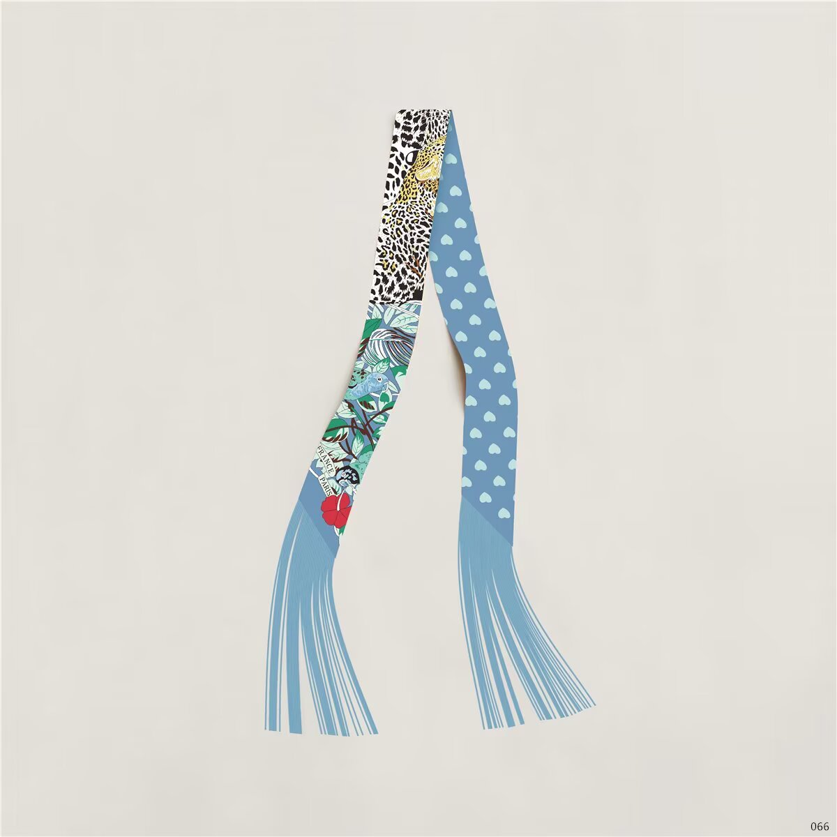 Fringed Twill Satin Small Scarf For Office Neck Decoration And Fashion Enhancement