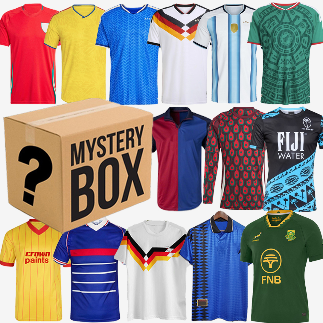 Any 2026 national team cup New + Retro MYSTERY BOXES soccer jersey Fans player version FC women men Kids Kit blind box Toys Gift football shirt T birthday present Uniform