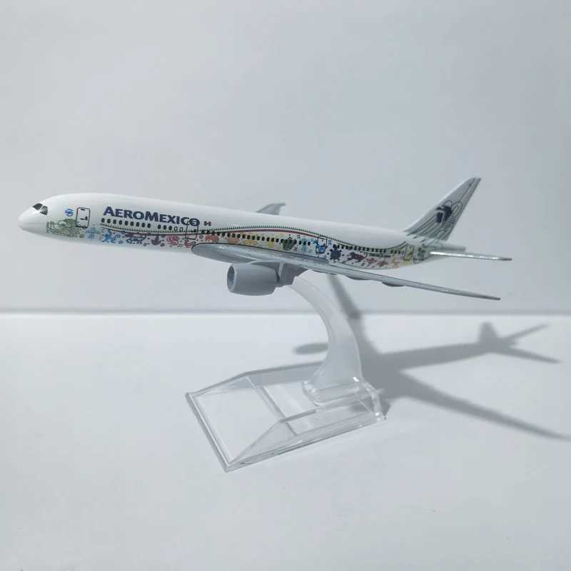 JASON TUTU Diecast Metal 1/400 Scale Aeromexico Boeing 787 Planes Aircraft Model Planel Airplane Collect Gifts C251118