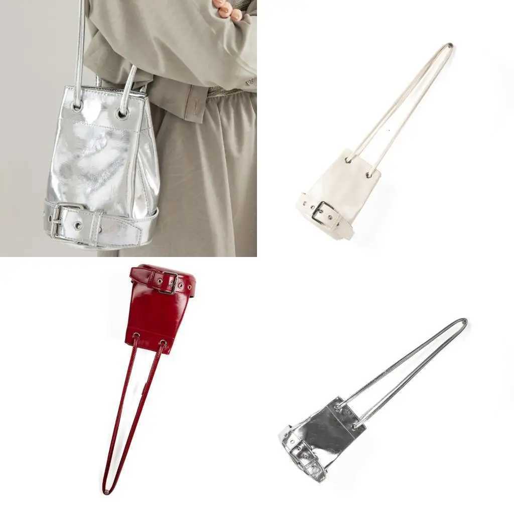 D46D Fashionable Bucket Crossbody Bag With Secure Drawstring Design Large Storage PU Soft Texture Trendy Shoulder BagW251118