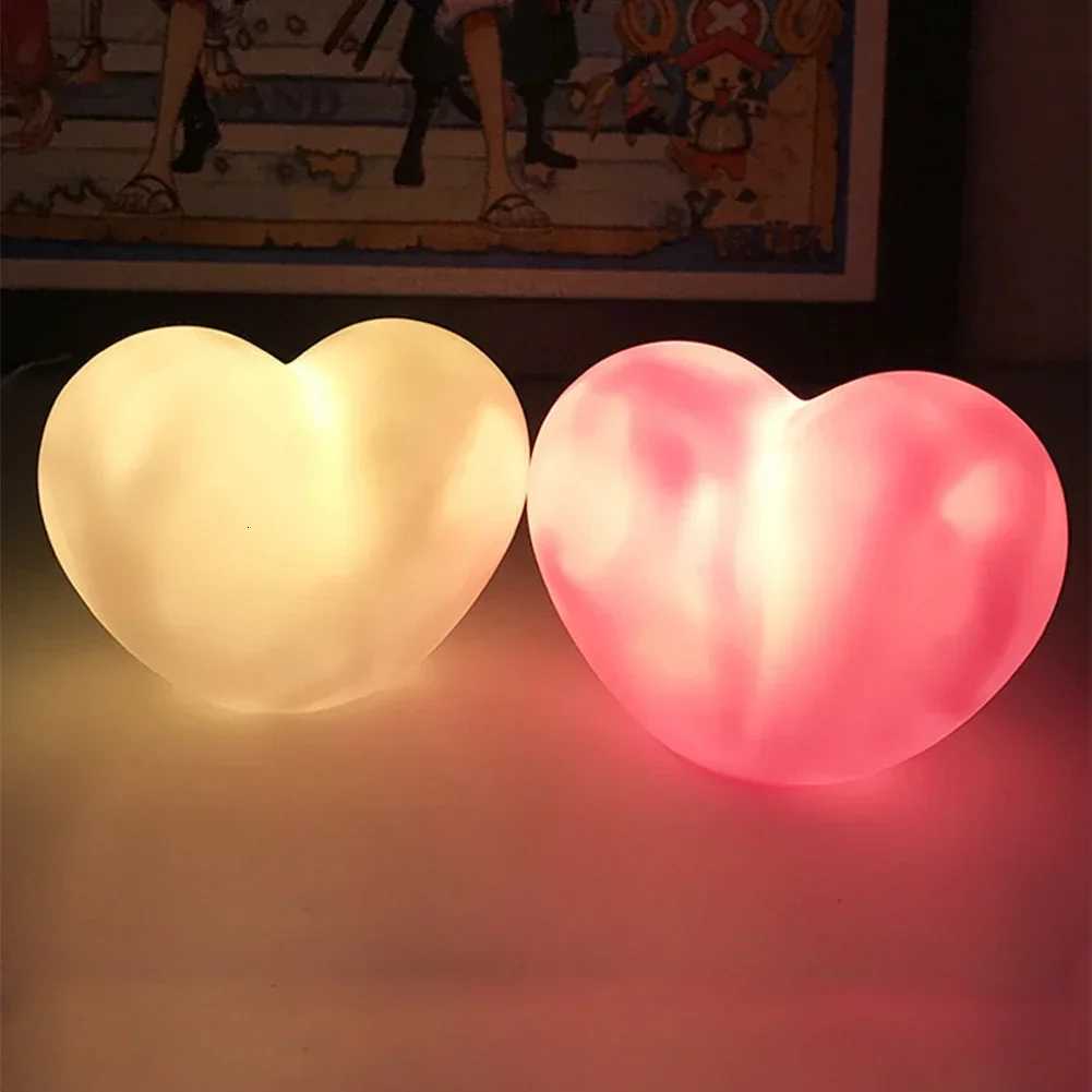 Love Heart LED 3D Lamp Wedding Romantic Red Pink Night Light Ornament Birthday Christmas Home Ambient Light Decoration M251118