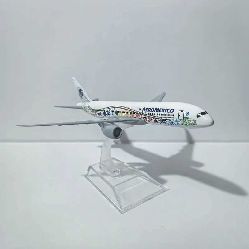 JASON TUTU Diecast Metal 1/400 Scale Aeromexico Boeing 787 Planes Aircraft Model Planel Airplane Collect Gifts C251118