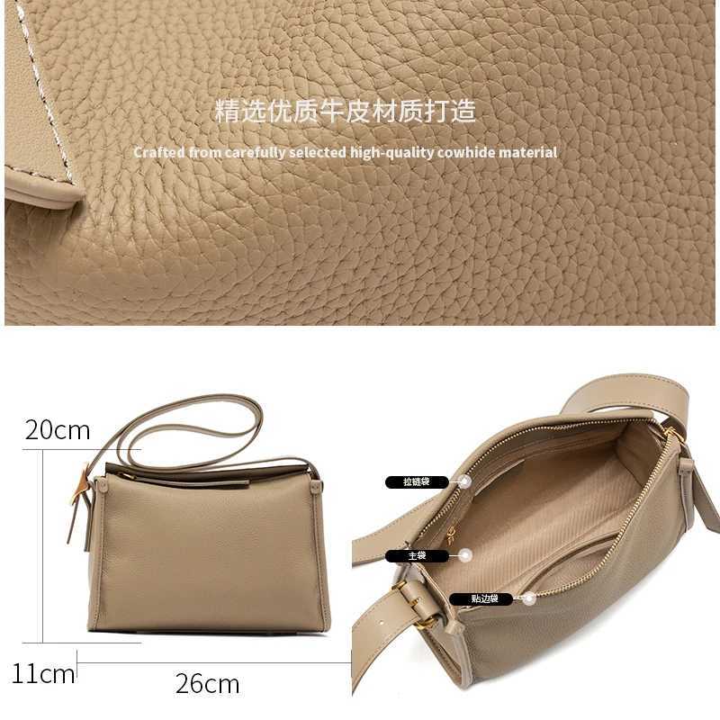 Womens Fashion Cow Genuine Leather Shoulder Bags Female Casual Commuting Handbags Ladies Retro Cowhide Crossbody Bag for LadyW251118