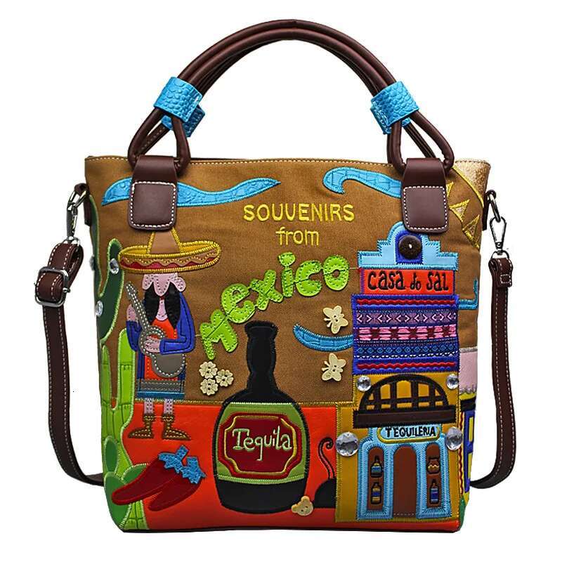 Canvas Women Handbags Shoulder High Quality Large Capacity Ladies Tote Fashion Purse New Casual Female Messenger Bags