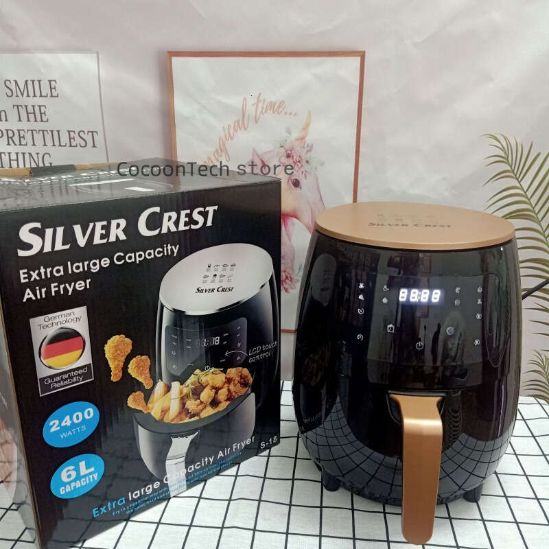 6L Air fryer multifunctional intelligent touch screen oven, large capacity air electric fryer, and french fry hine