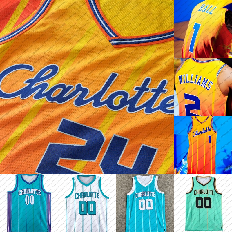 LaMelo Ball Miles Bridges 2025-26 Kon Knueppel Sexton Miller Tre Mann Personalized Customized Basketball Jerseys Custom Any Number Name