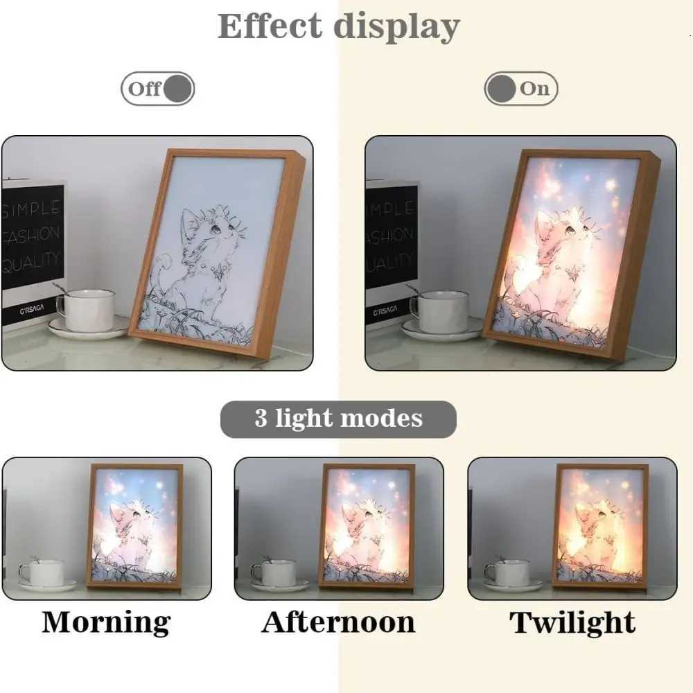Beautiful City Changsha Light Painting Photo Frame Led Night Light Bedroom Decorate Lamps Bedside Table Moon Lamp Birthday Gifts M251118