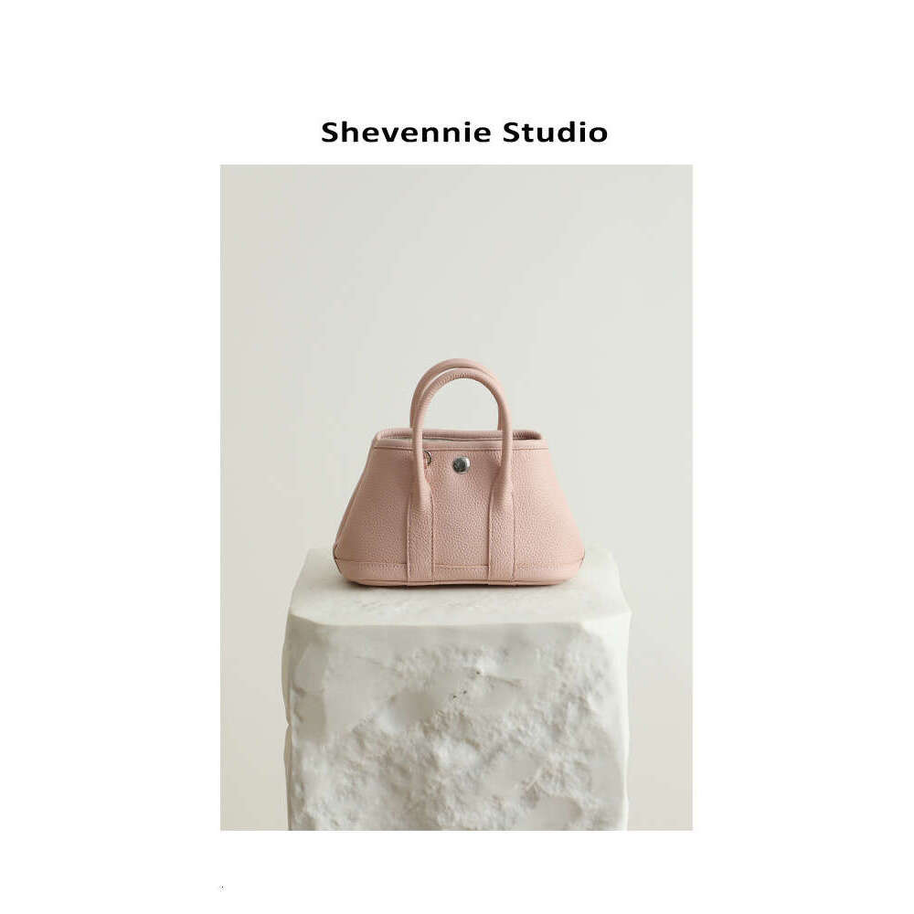 2025 New Garden Tote Genuine Leather Women's Top Layer Cowhide Fashionable Handbag Shoulder Crossbody Bag