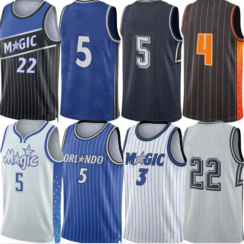 25 26 ORL Magics Paolo Banchero Basketball Jerseys Franz Wagner Jalen Suggs Desmond Bane Jonathan Isaac Tristan Da Silva Wendell Carter jr Anthony Black City Jersey