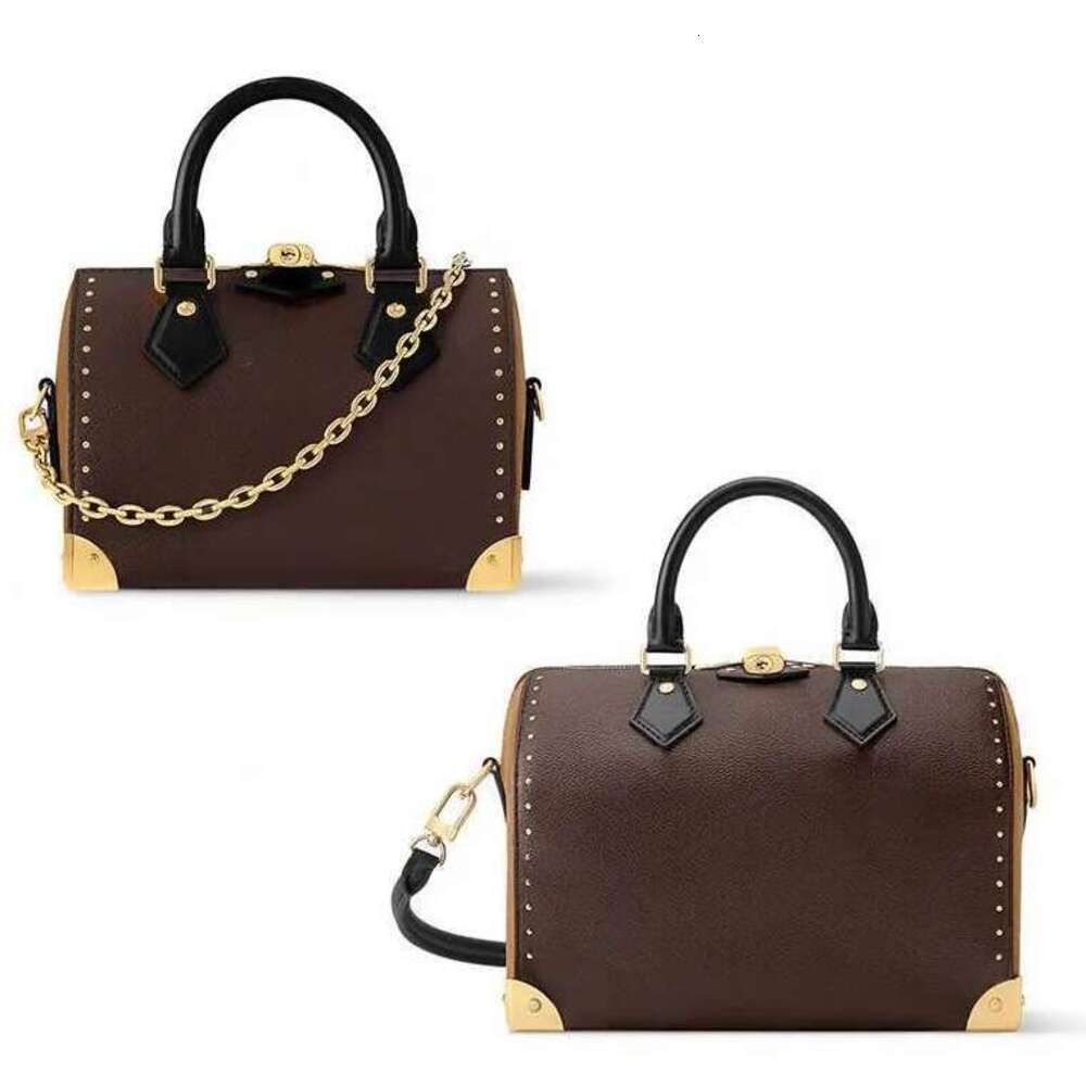 Ladies Fashion Casual Designe Luxury SP Trunk Totes Shoulder Top Handbag Bag Crossbody TOP Mirror Quality M13146 M26181 2 Size Pouch Purse