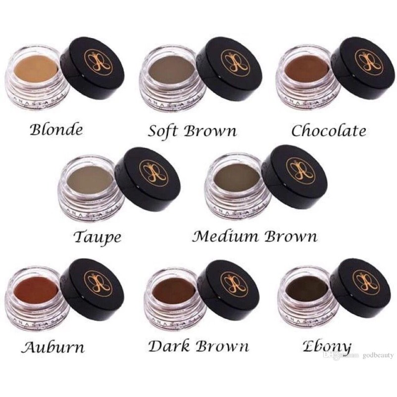anastasia beverly hills dipbrow Pomade Medium Brown Waterproof Makeup Eyebrow 4g Blonde/Chocolabrow 4g Blonde Chocolate Dark Brown Ebony