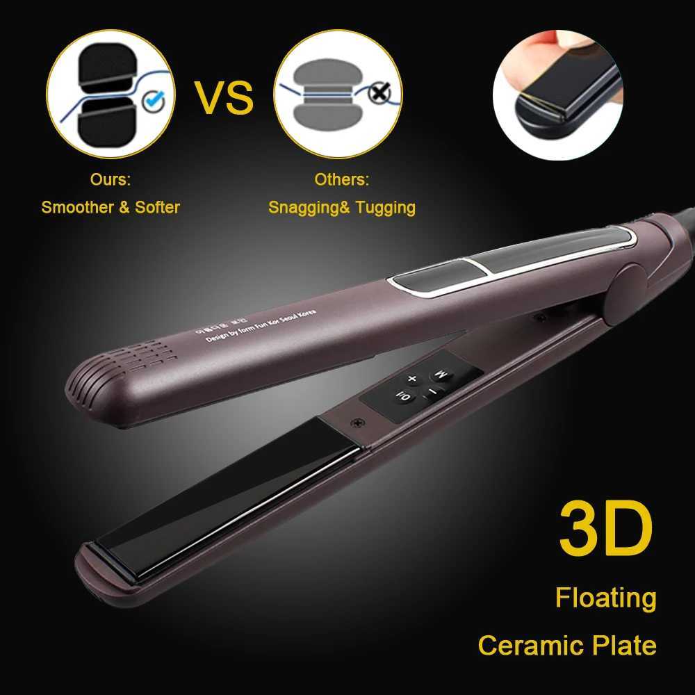 Hair Straightener Professional 450 2 In 1 Tourmaline Ceramic Keratin Hair Flat Iron Salon Hair Styling Tools Curling Irons W250814