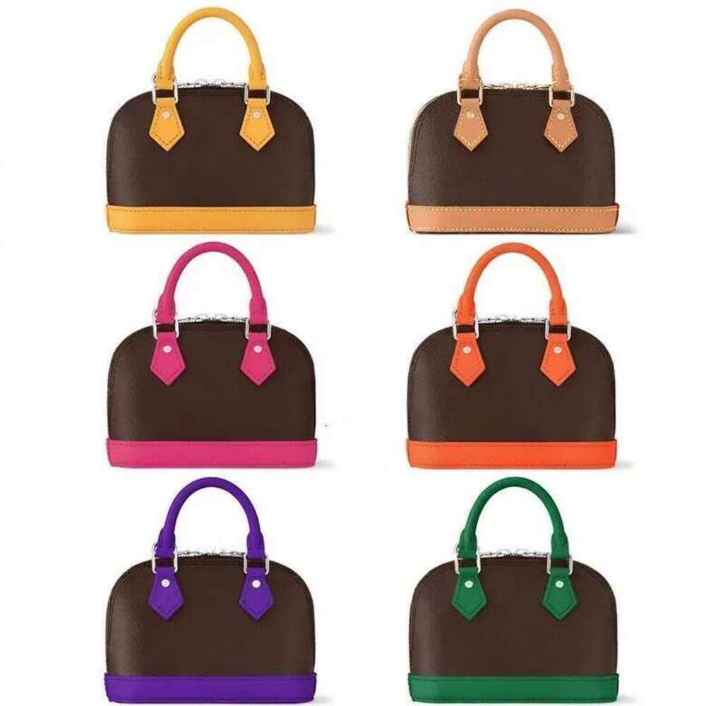 Ladies Fashion Casual Designer Luxury Nano Shell Handbag Totes Cross body Shoulder Bag TOP Mirror Quality M82717 6 Colour Purse Pouch