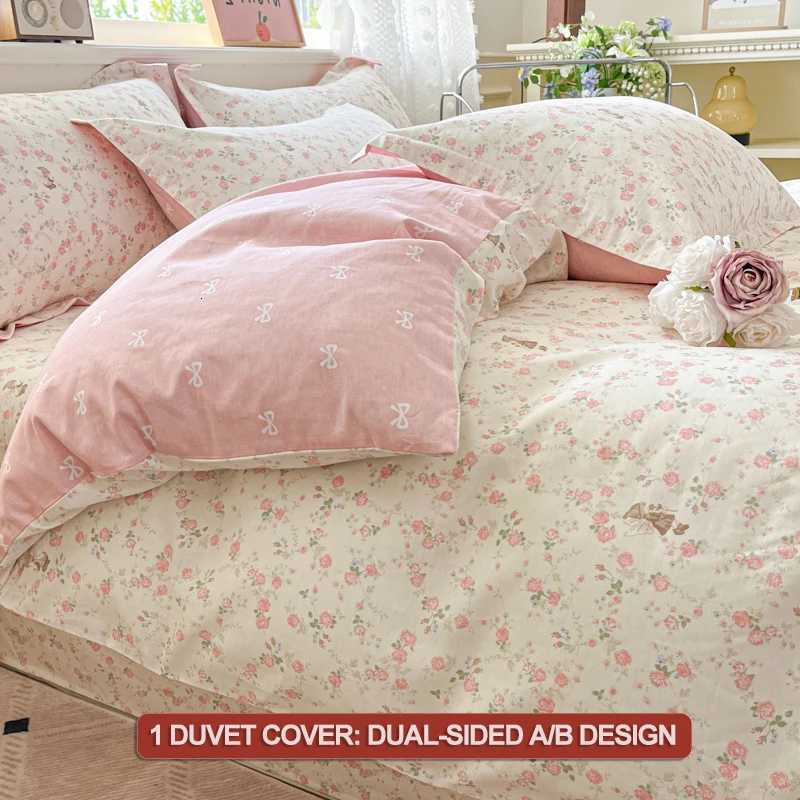 Hotel Quality Duvet Cover Set 100 Cotton- Bedding Set-1 Duvet Cover 2 cases Fade Resistant BreathableSingle DoubleM251118