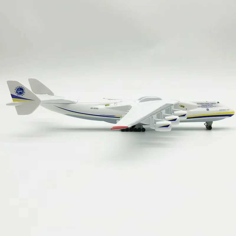 20CM 1400 Scale Ukraine Antonov An225 Transport Airplane Diecast Model With Base And Landing Gear Aircraft Collection Display C251118