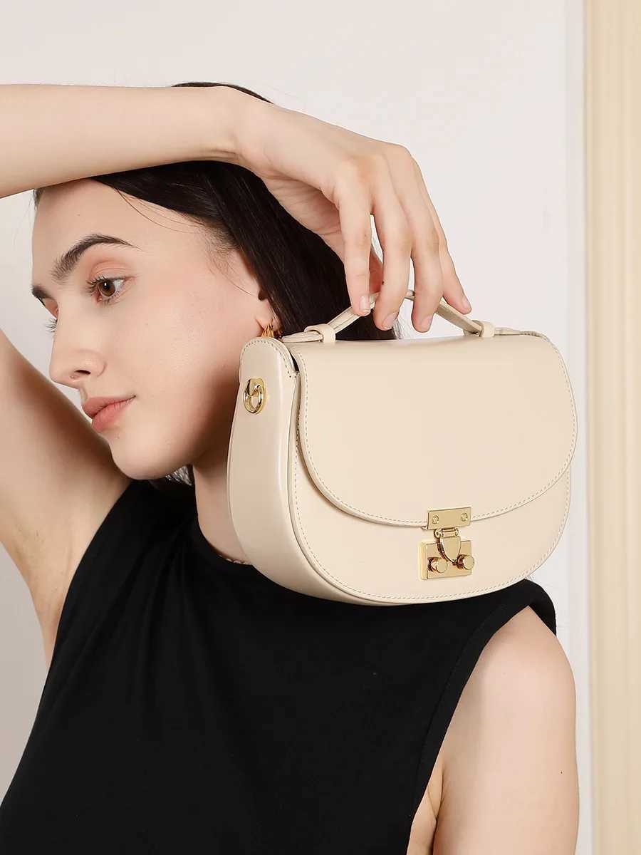 YANATARI Genuine leather woman bag cowhide Shoulder bag Minimalism luxury bags womans high quality 2025 ladies crossbody bagW251118