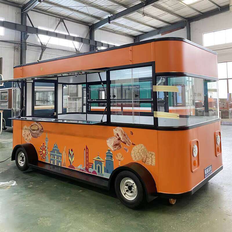 Custom Size Equipment Mobile Kitchen Restaurant Food Cart Fast Food Truck Mobile Tacos Truck Food Trailer With Kitchen Equipment