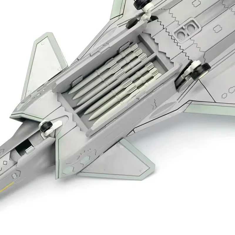 1/72 Scale ABS toy planes for kids Modern Military Model Building Block J-20 Stealth Fighter Aircraft Collected Gift By Aviation C251118
