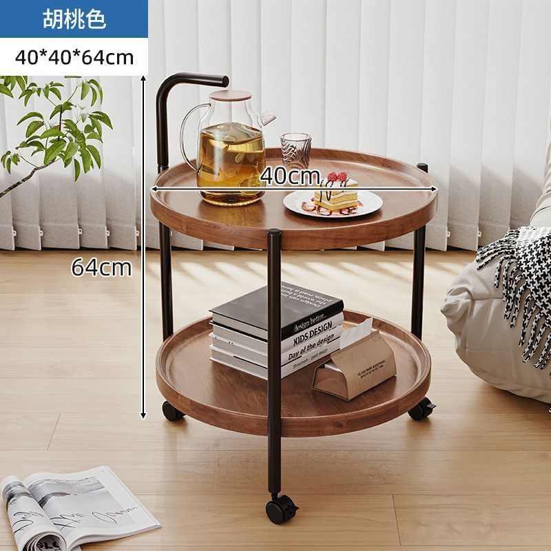 GY04261 Movable trolley coffee table small side table simple home living room