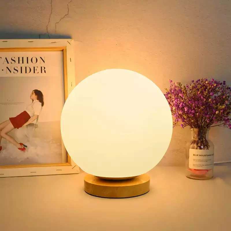 RGB Color Changing LED Night Light USB Rechargeable LED Table Lamp Bedside Lamp for Home Office Bedroom Living Room Light M251118