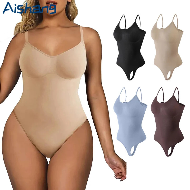 Body shaping clothes thongs Fajas Colombia womens seamless abdominal control weight loss flat underwear 250418